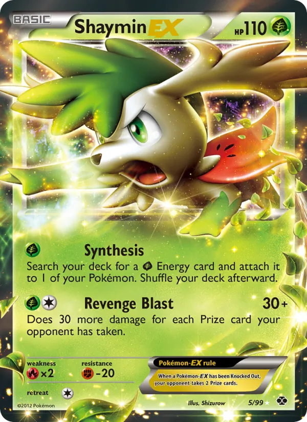 5 Shaymin-EX – Next Destinies