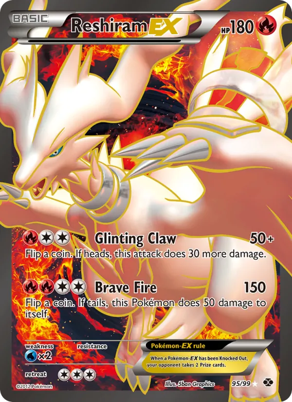 95 Reshiram-EX – Next Destinies
