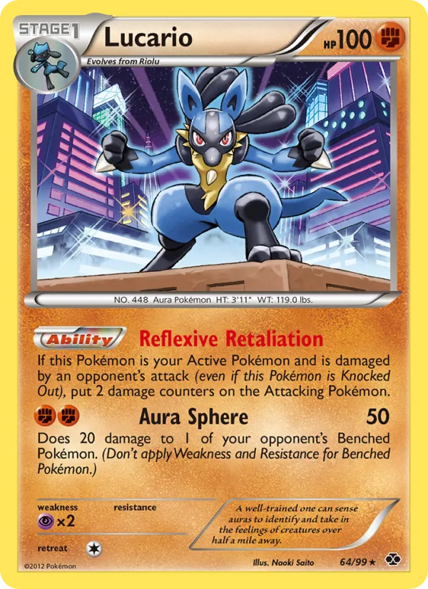 64-RH Lucario – Next Destinies