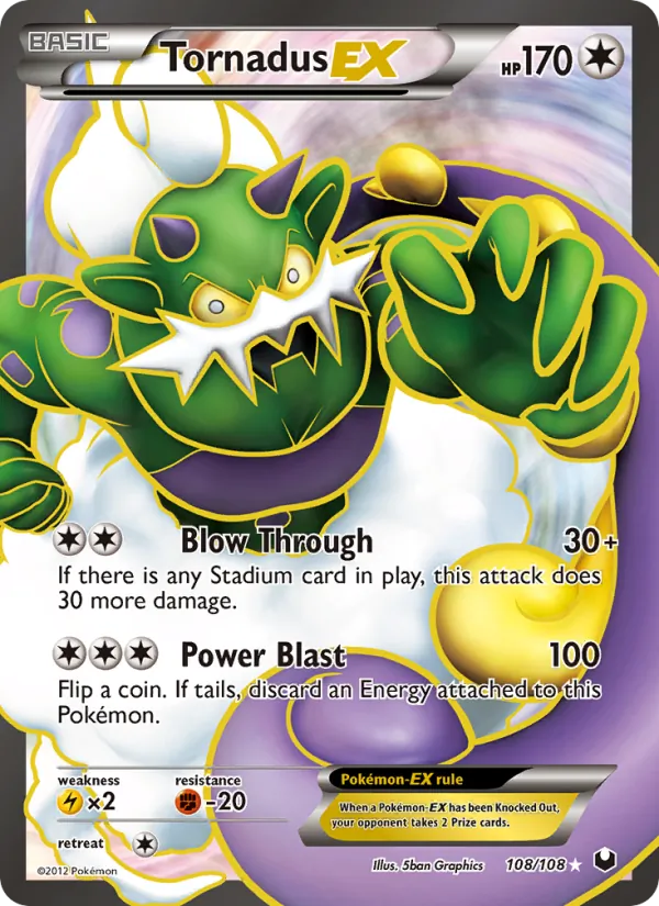 108 Tornadus-EX – Dark Explorers
