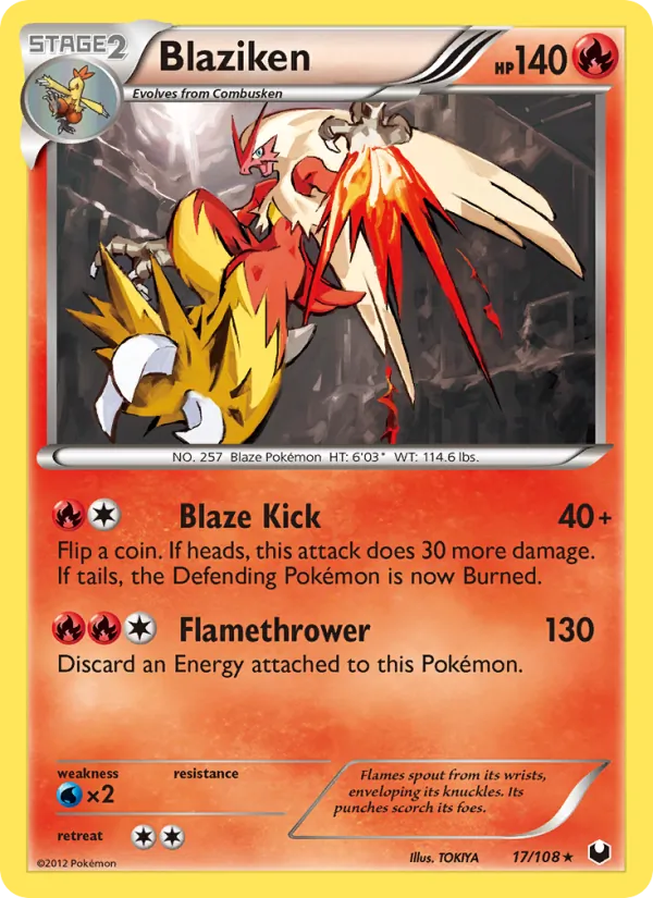 17 Blaziken – Dark Explorers