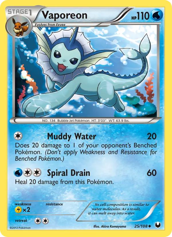 25 Vaporeon – Dark Explorers