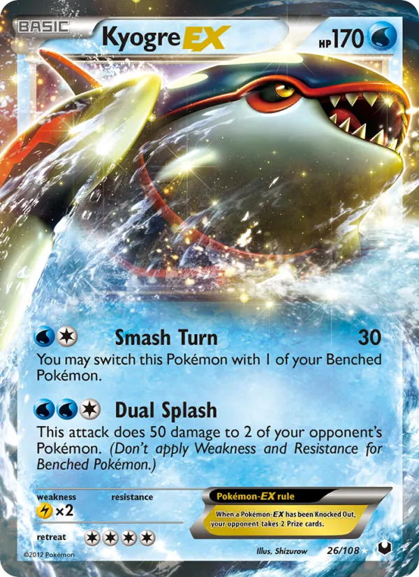 26 Kyogre-EX – Dark Explorers