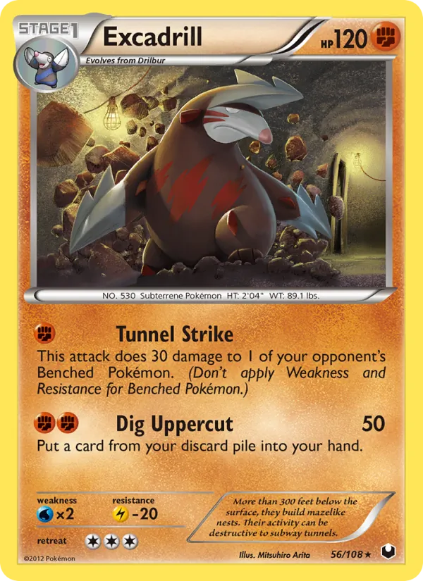 56 Excadrill – Dark Explorers