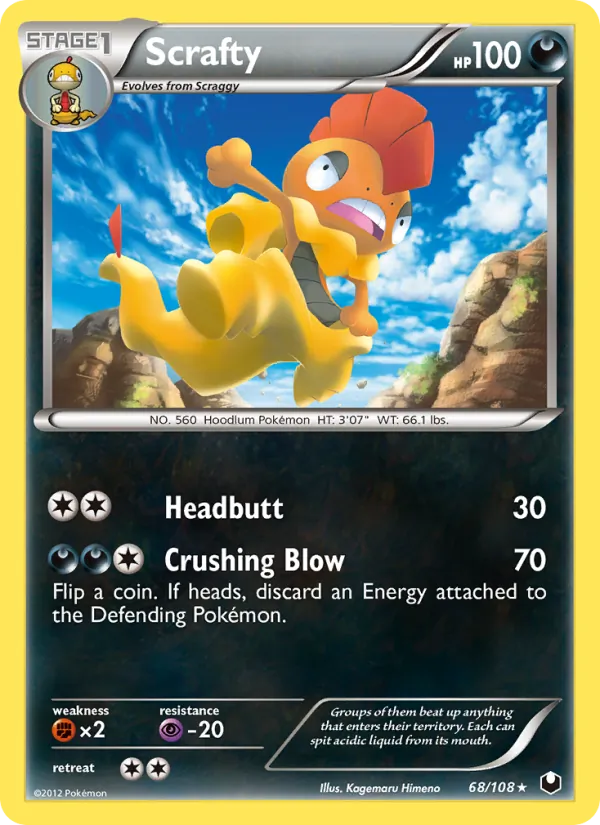 68 Scrafty – Dark Explorers
