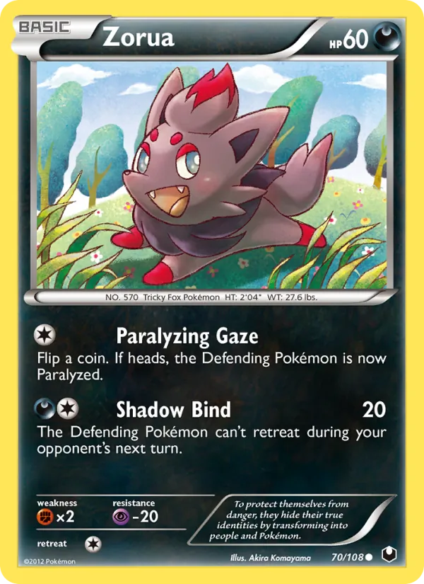70 Zorua – Dark Explorers