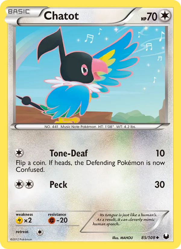 85 Chatot – Dark Explorers
