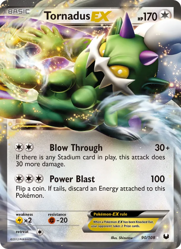 90 Tornadus-EX – Dark Explorers
