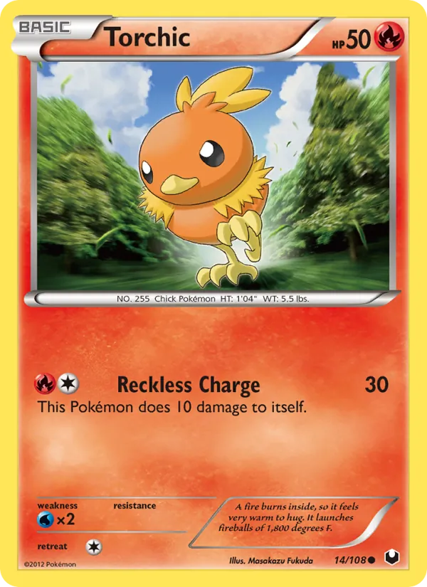 14-RH Torchic – Dark Explorers