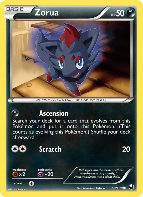 69-RH Zorua – Dark Explorers
