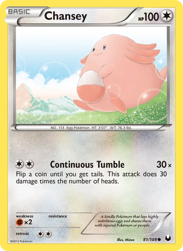 81-RH Chansey – Dark Explorers