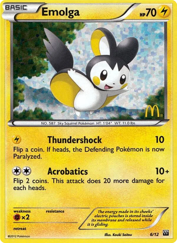 6 Emolga – McDonald's Collection 2012