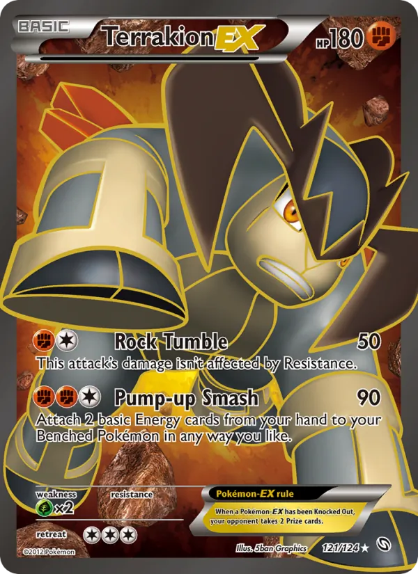 121 Terrakion-EX – Dragons Exalted