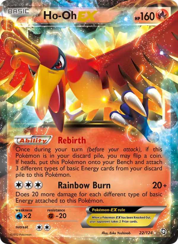 22 Ho-Oh-EX – Dragons Exalted