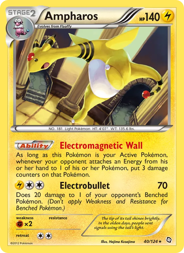 40 Ampharos – Dragons Exalted