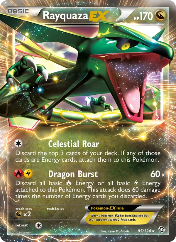 85 Rayquaza-EX – Dragons Exalted