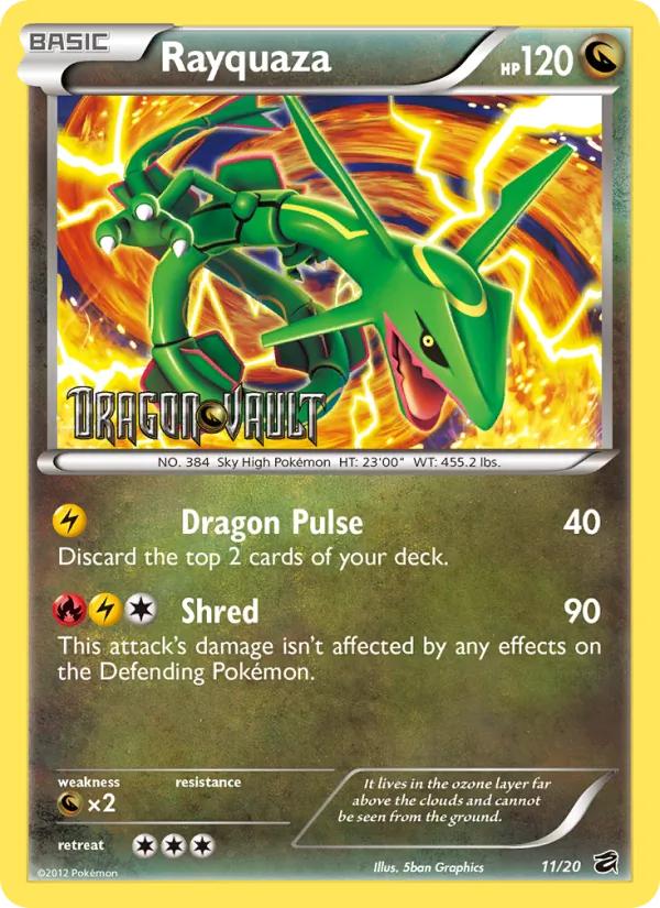 11 Rayquaza – Dragon Vault