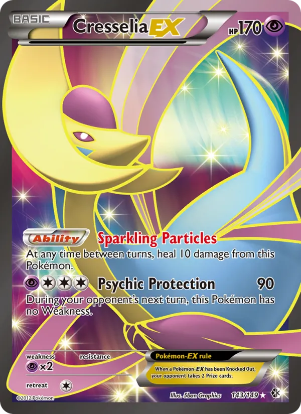 143 Cresselia-EX – Boundaries Crossed