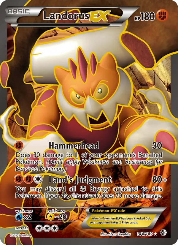 144 Landorus-EX – Boundaries Crossed