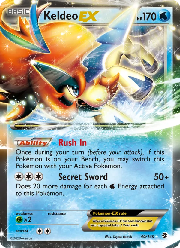 49 Keldeo-EX – Boundaries Crossed