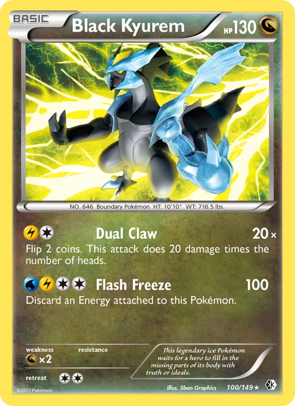 100-RH Black Kyurem – Boundaries Crossed