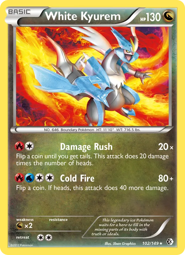 102-RH White Kyurem – Boundaries Crossed