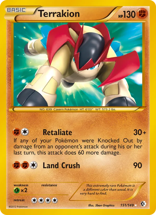 151 Terrakion – Boundaries Crossed