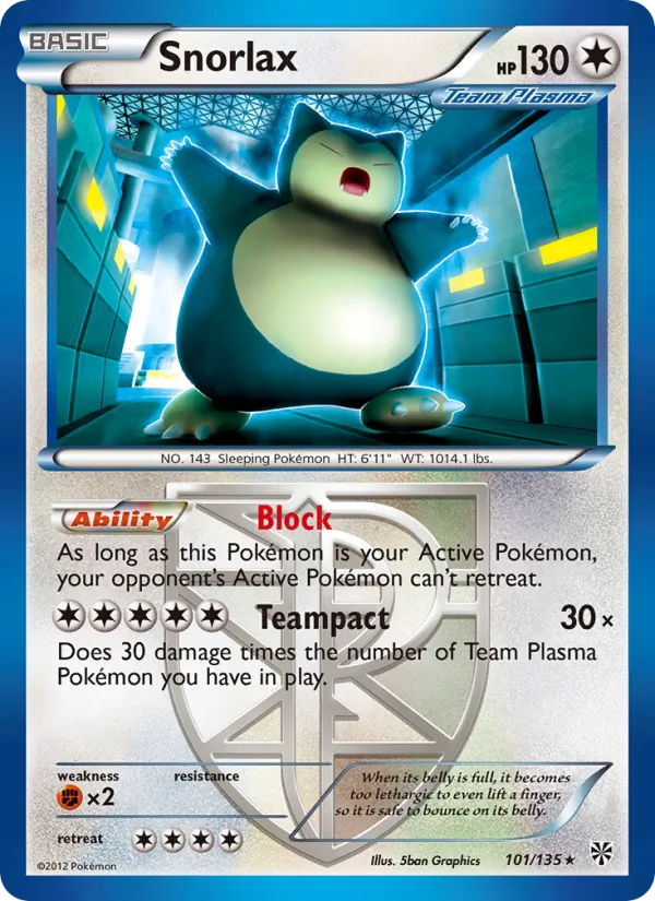 101 Snorlax – Plasma Storm