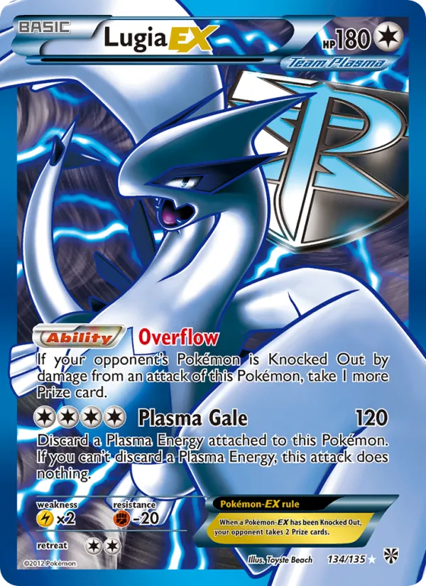 134 Lugia-EX – Plasma Storm