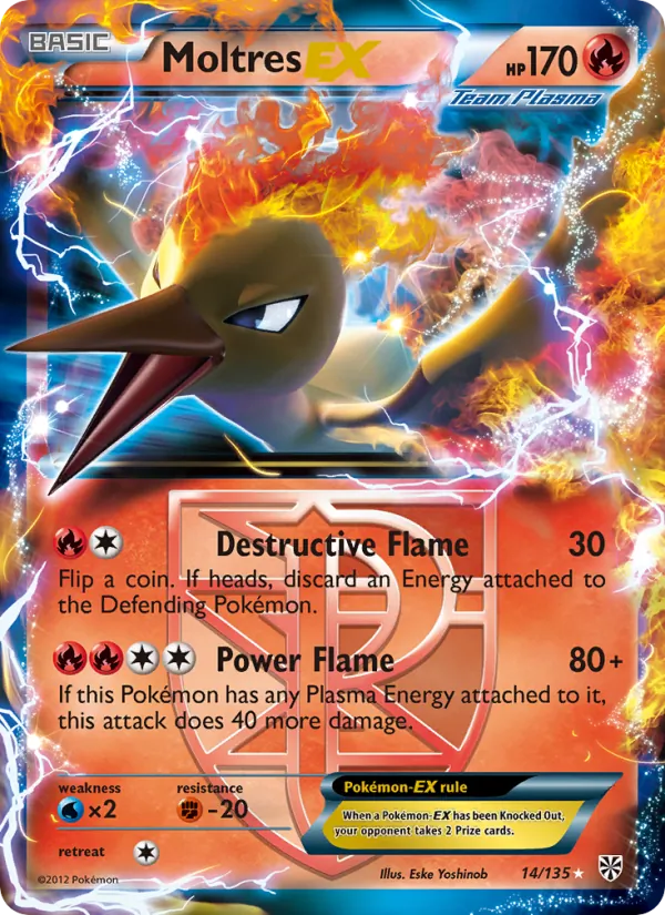 14 Moltres-EX – Plasma Storm