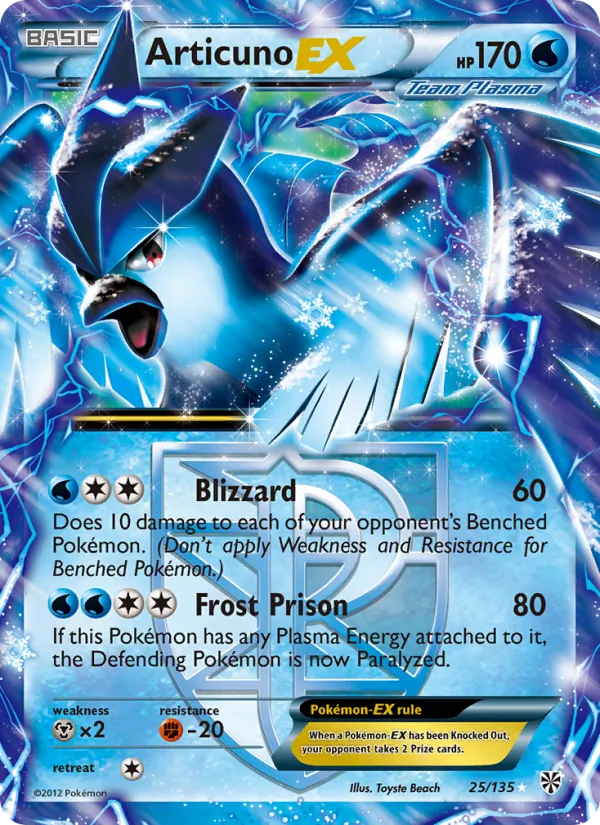 25 Articuno-EX – Plasma Storm