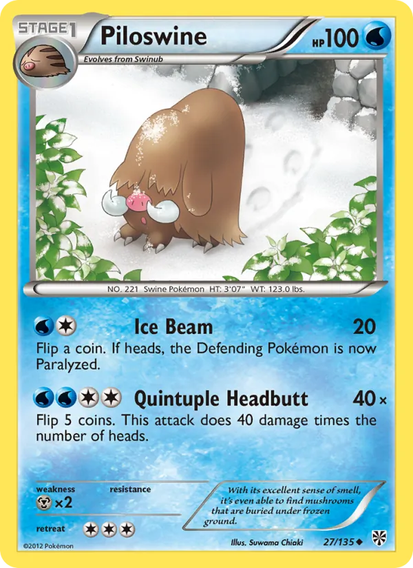 27 Piloswine – Plasma Storm