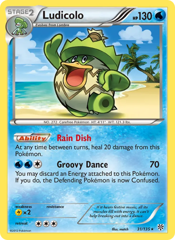 31 Ludicolo – Plasma Storm