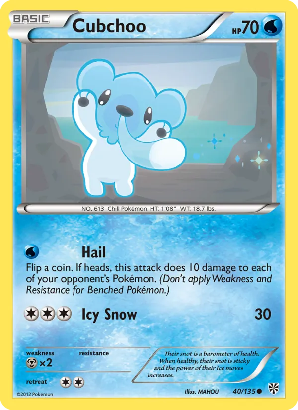 40 Cubchoo – Plasma Storm