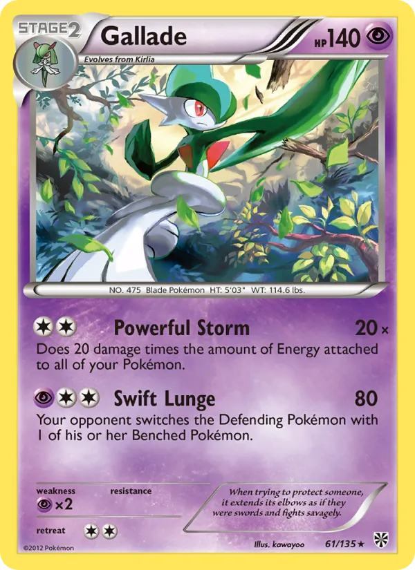 61 Gallade – Plasma Storm