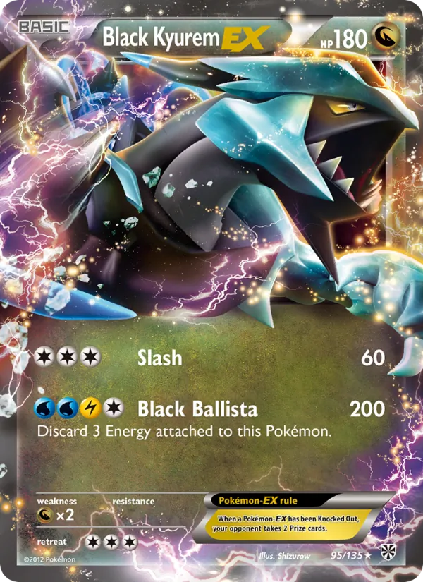 95 Black Kyurem-EX – Plasma Storm