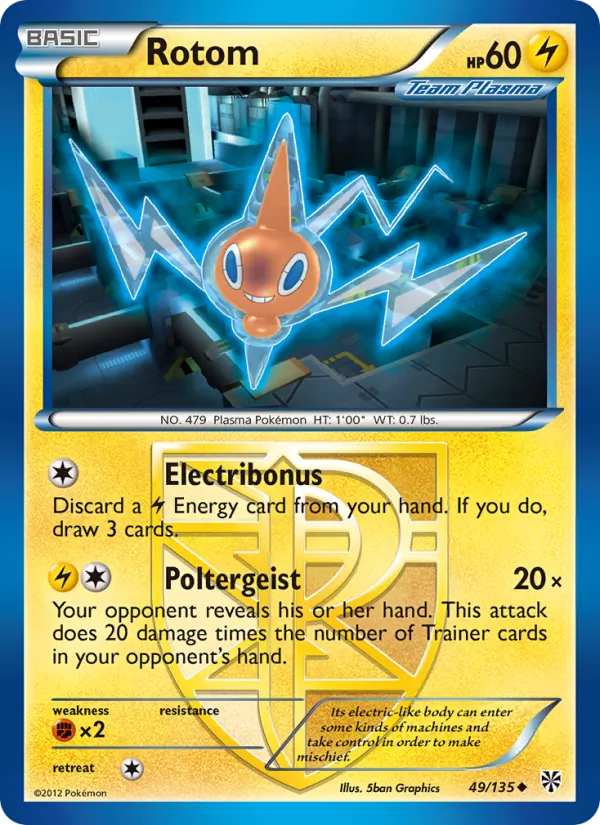 49-RH Rotom – Plasma Storm
