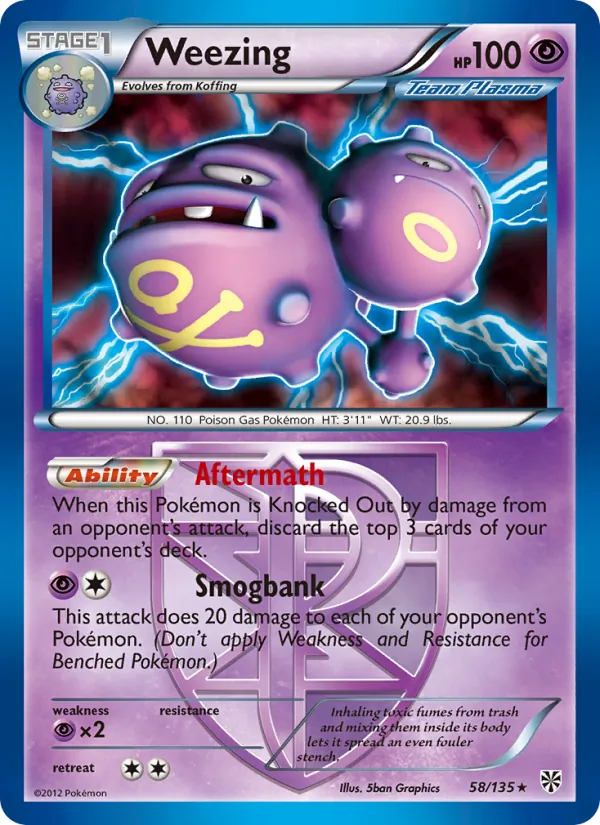 58-RH Weezing – Plasma Storm