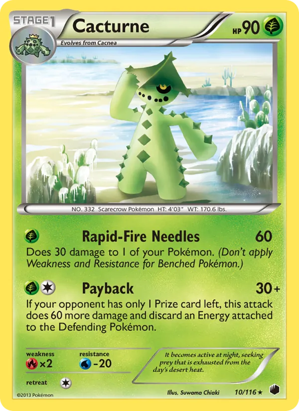 10 Cacturne – Plasma Freeze