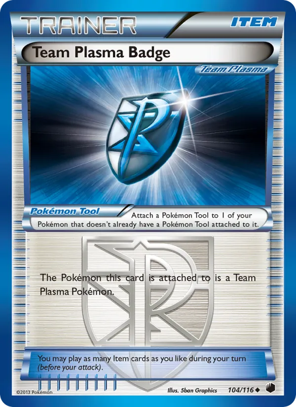 104 Team Plasma Badge – Plasma Freeze