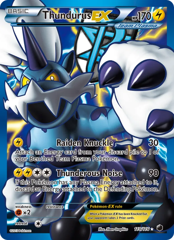 110 Thundurus-EX – Plasma Freeze
