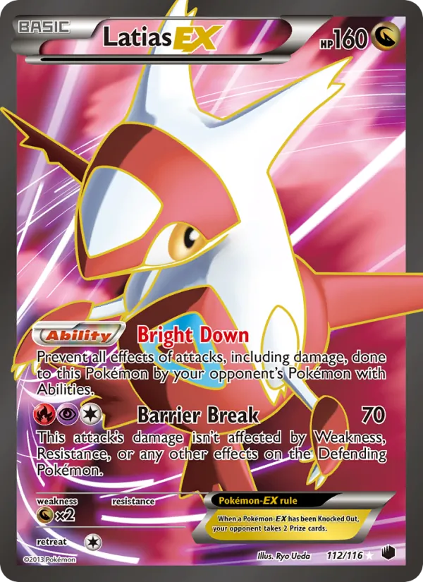 112 Latias-EX – Plasma Freeze