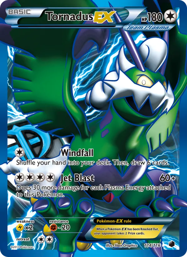 114 Tornadus-EX – Plasma Freeze