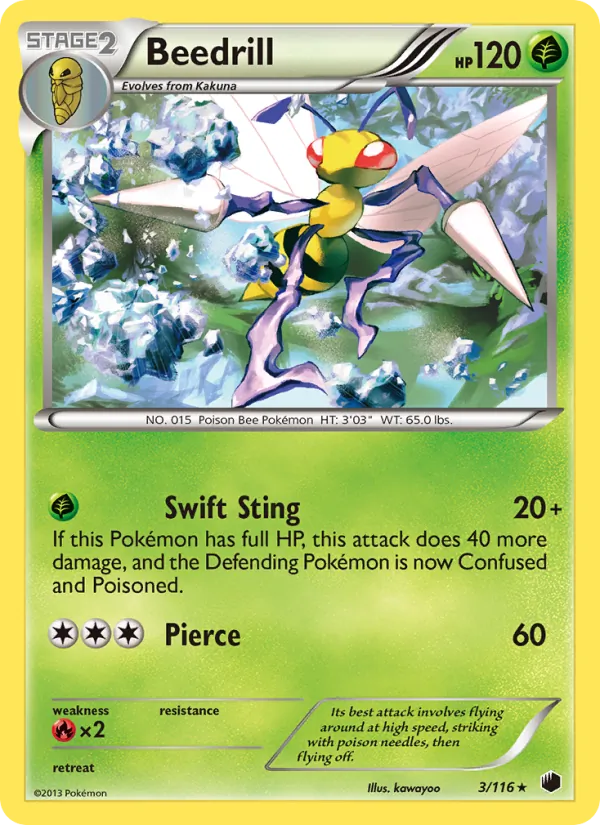 3 Beedrill – Plasma Freeze