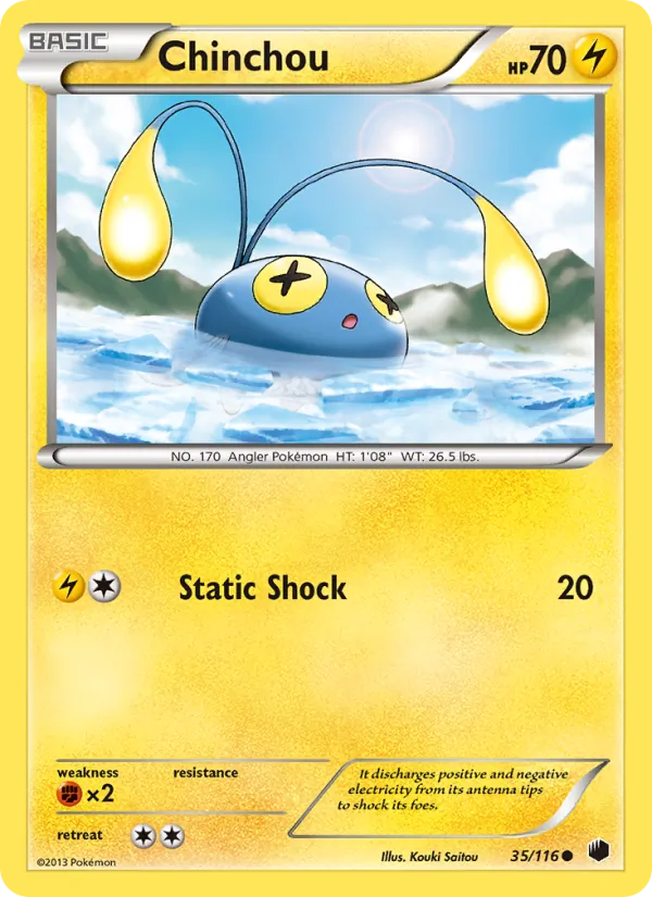 35 Chinchou – Plasma Freeze
