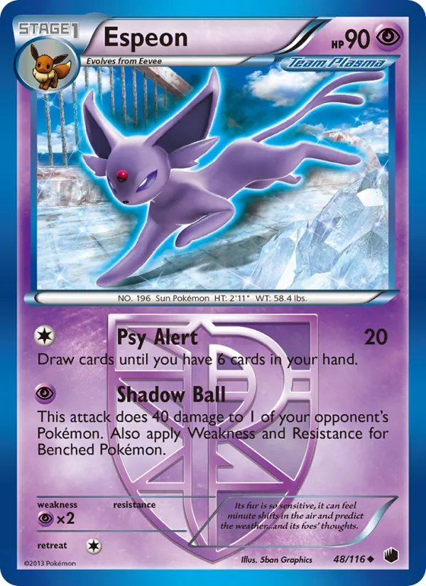48 Espeon – Plasma Freeze