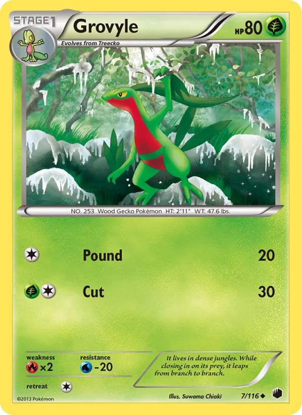 7 Grovyle – Plasma Freeze
