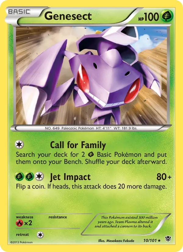 10 Genesect – Plasma Blast