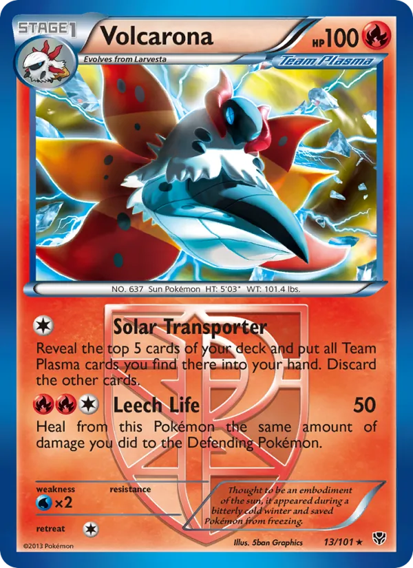 13 Volcarona – Plasma Blast