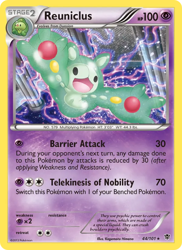 44 Reuniclus – Plasma Blast